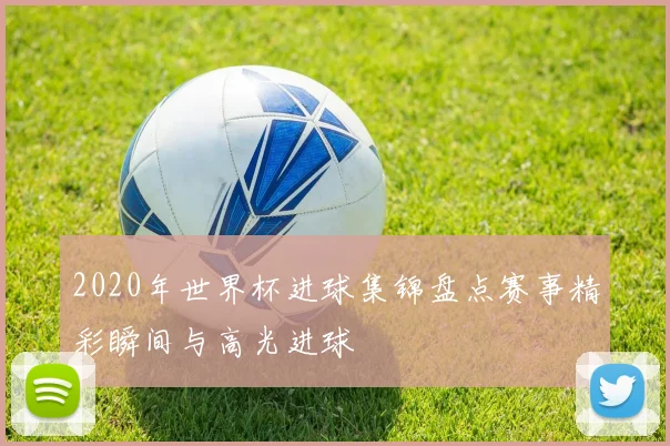 2020年世界杯进球集锦盘点赛事精彩瞬间与高光进球