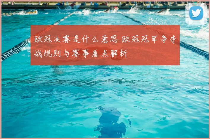 欧冠决赛是什么意思 欧冠冠军争夺战规则与赛事看点解析