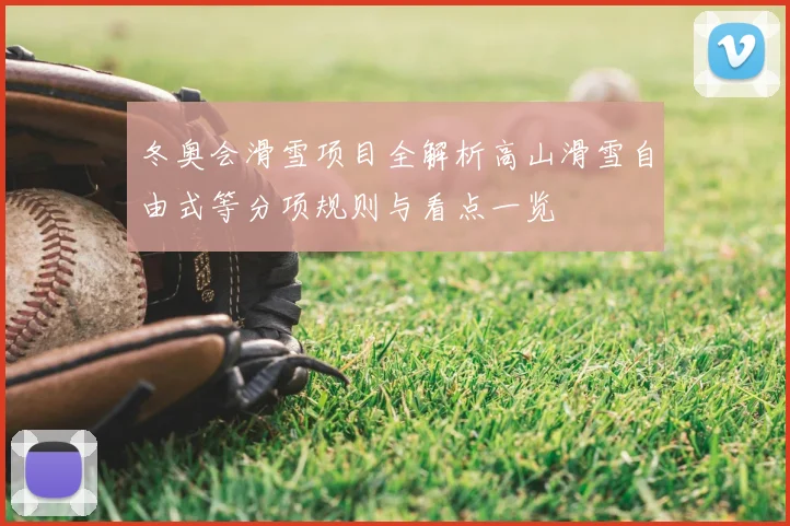 冬奥会滑雪项目全解析高山滑雪自由式等分项规则与看点一览
