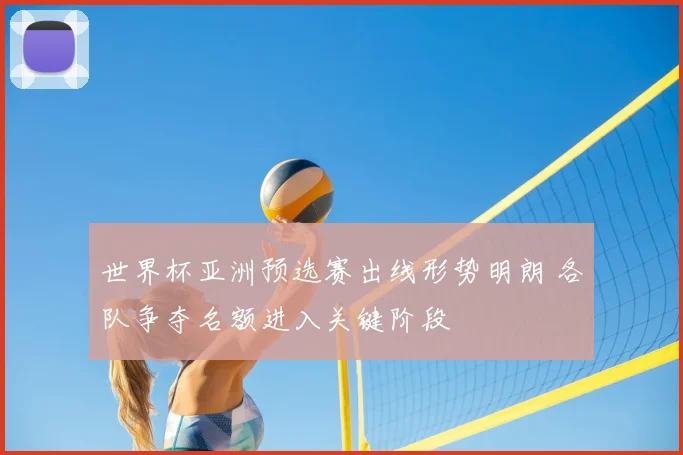 世界杯亚洲预选赛出线形势明朗 各队争夺名额进入关键阶段